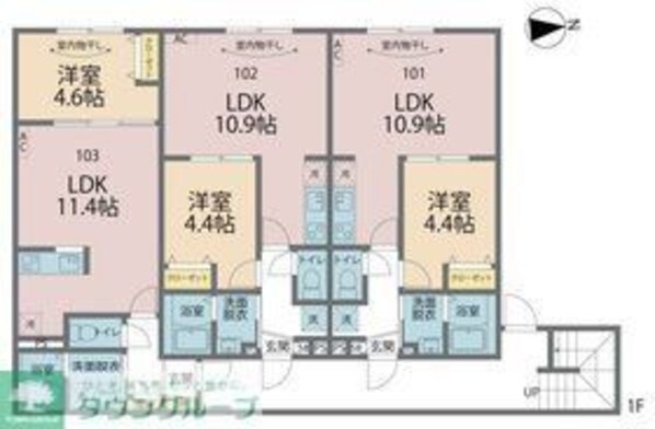 カインドネス八王子元横山町の物件間取画像